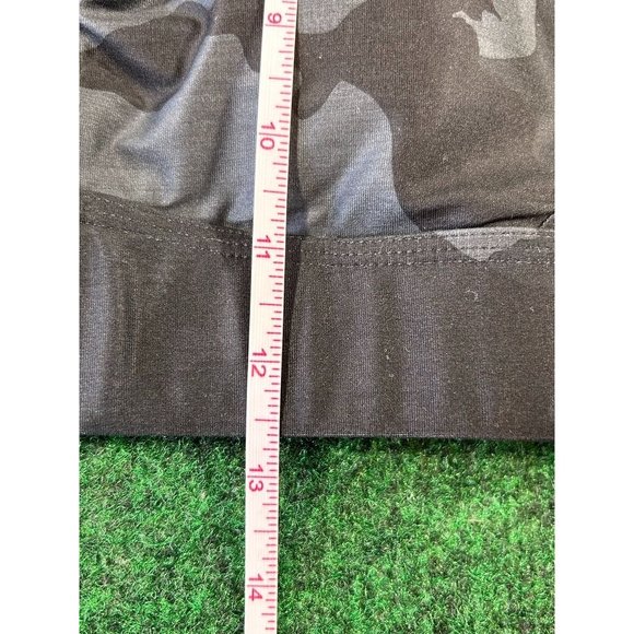 Prana Layna Bra Black Camo Strappy V Neck Sports Bra NEW Size XS - Picture 3 of 9